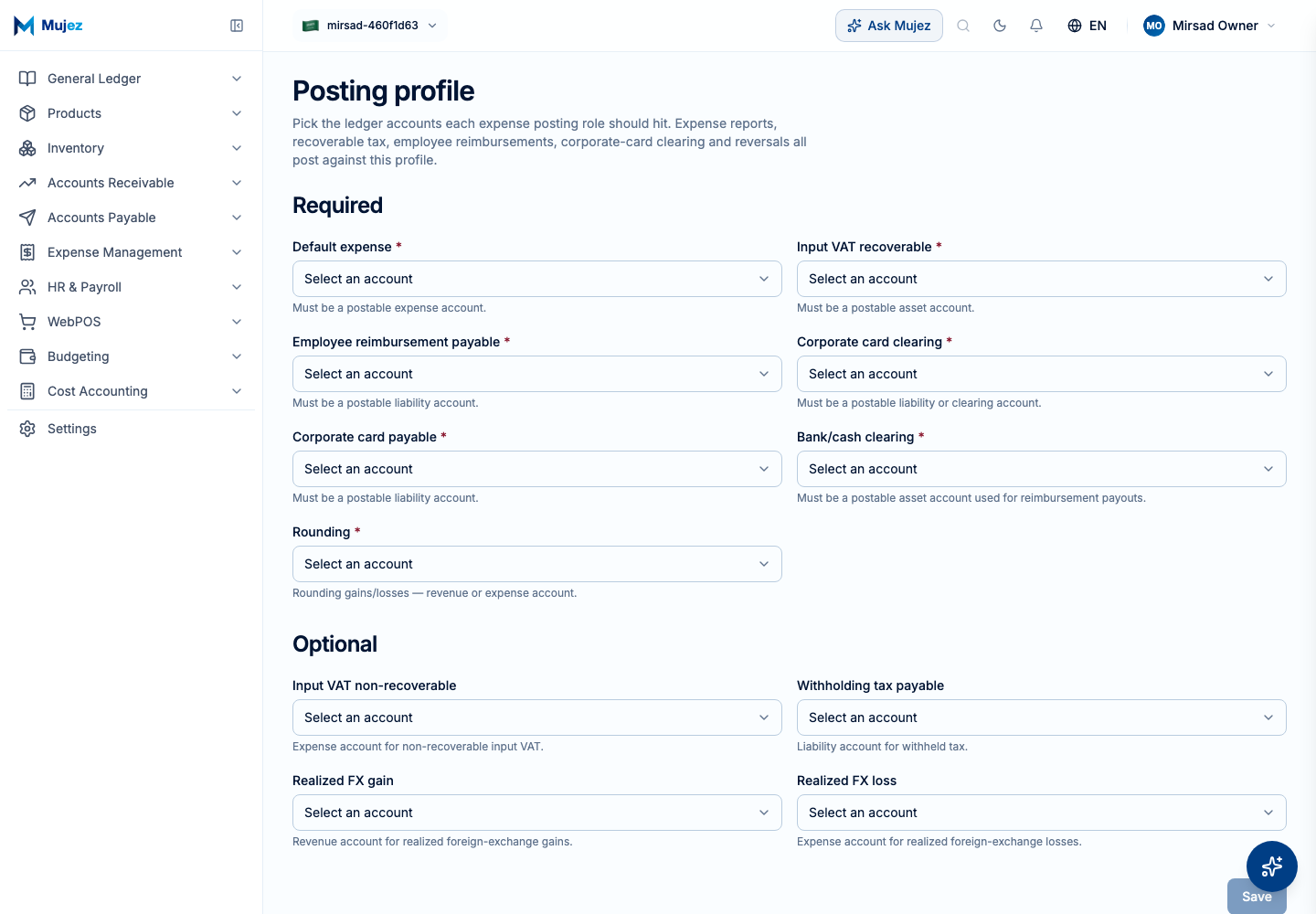 Map the posting profile.